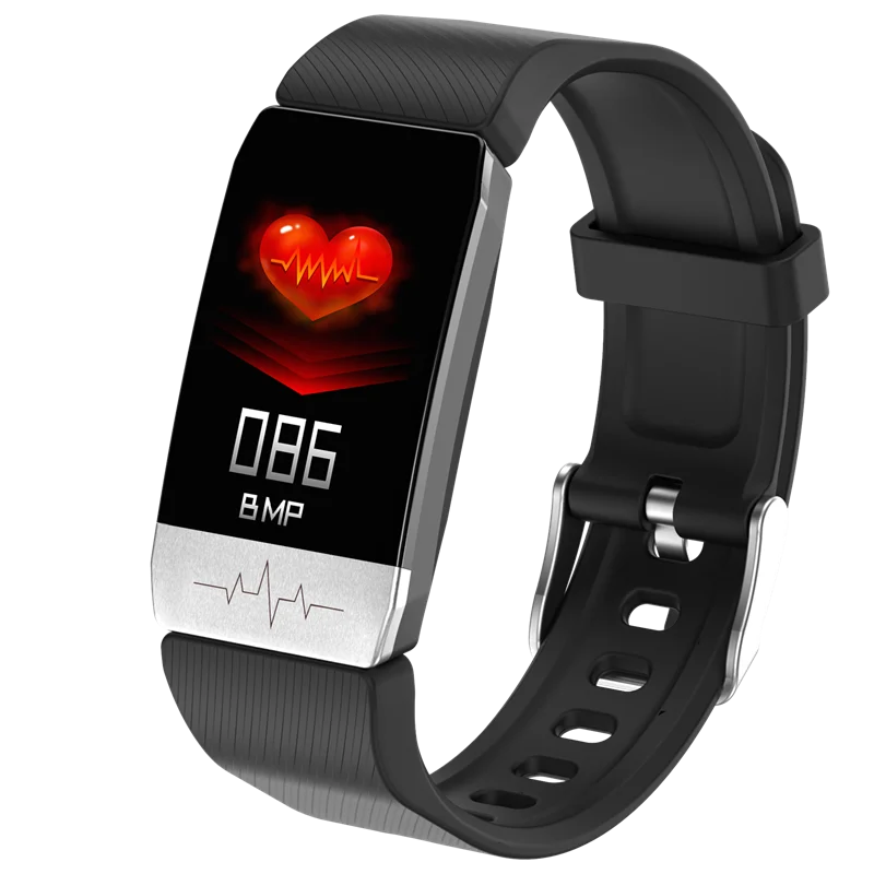 

2020 New product offer bracelet T5 Broadcast sleep heart rate body temperature steps etc smartwatch NFC speech recognition