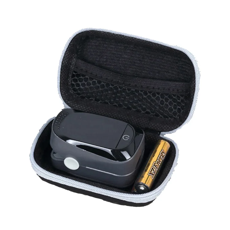 

Custom Logo Waterproof Shockproof EVA Hard Case Fingertip Pulse Oximeter Case for Medical EVA Carrying Hard Case Bag, Black or customized