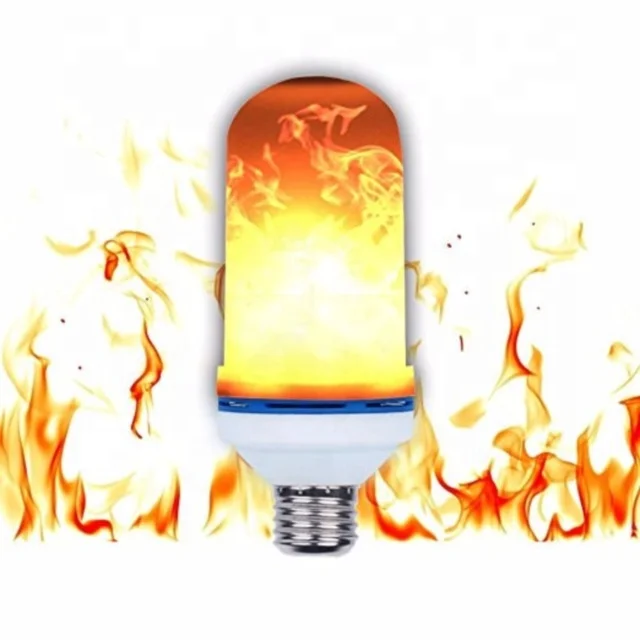 Home Decorative Effect Fire Lamps E27 3W LED Led Flickering Flame Light Bulb For Living Room