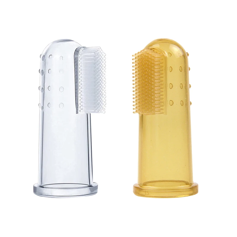 

Silicone baby tooth brush baby tooth brushed set gift box silicone baby teether toothbrush