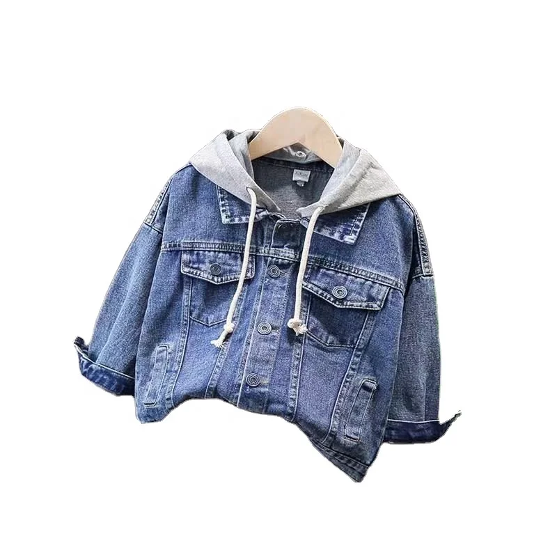 

wholesale kids Newest 2021 Comfortable Denim Jacket autumn long sleeve Baby Breathable Boys' Jackets