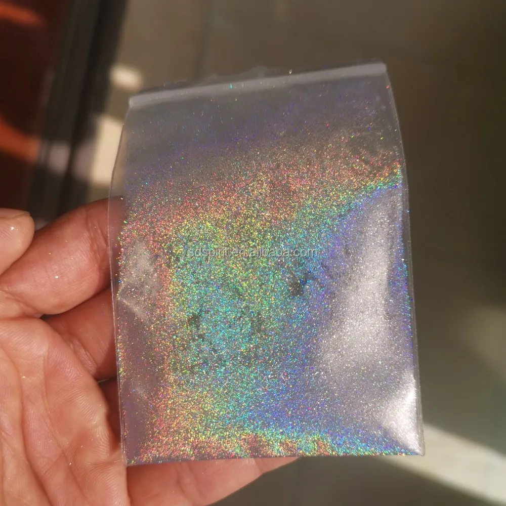 彩虹效应珠光颜料激光粉全息颜料粉