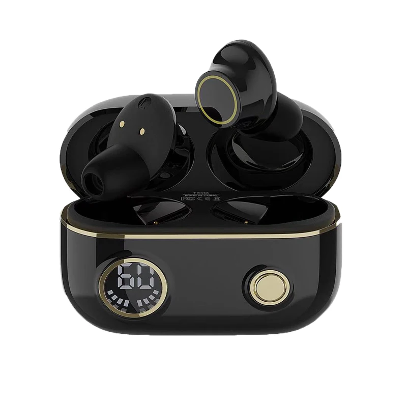 

V5.1 wholesale New Arrival Diy Sport portable mini tws bluetooth headphones wireless earbuds with led display