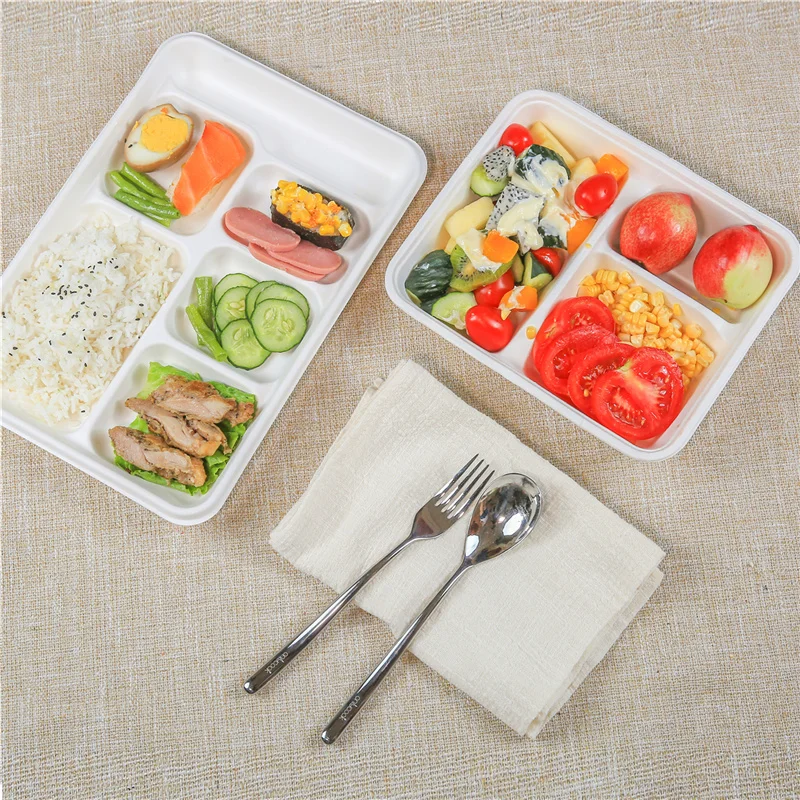 

boxes takeaway biodegradable frozen packaging food delivery box bio, Unbleached and bleached