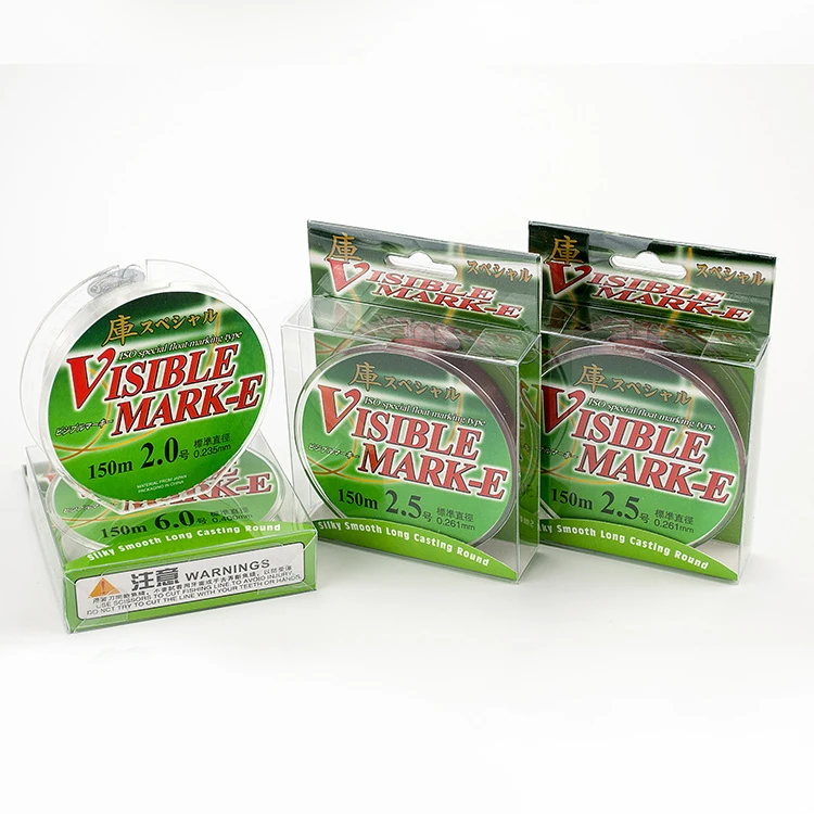 

New arrival free sample Japan Nanometer material nylon monofilament fishing line nylon lead line, 2 colors