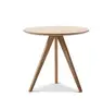 Scandinavian cheap cafe furniture three leg wood round table