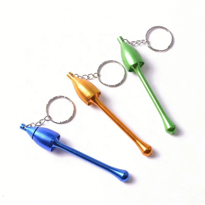 

Creative Mushroom Pipe Metal Key Chain Pipe Portable Mini Holder Pipe Hot, Picture