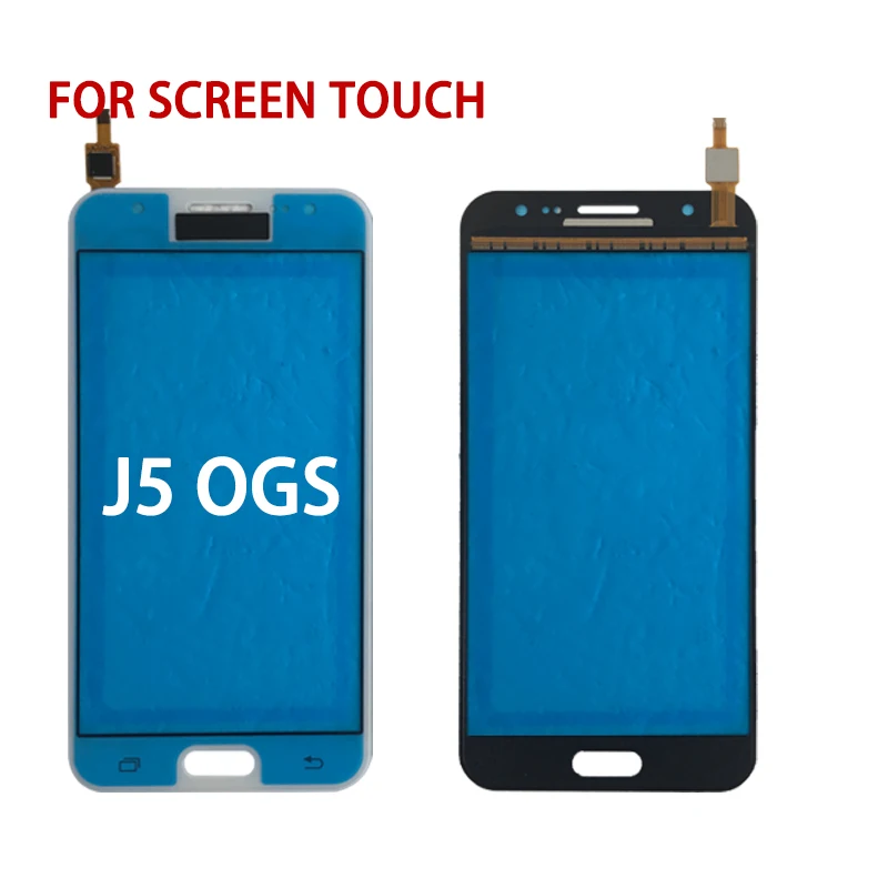 

White front Touch screen glass digitizer for Samsung J5 J500 touch only, Gold/black/white