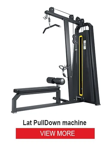 Gym Fitness Equipment Lat Pulldown Machine High Low Row Pull Trainer Steel Function Machine