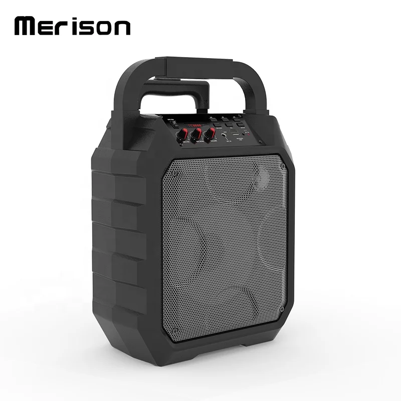 

outdoor 8 inches trolley portable karaoke party speaker with LED display screen