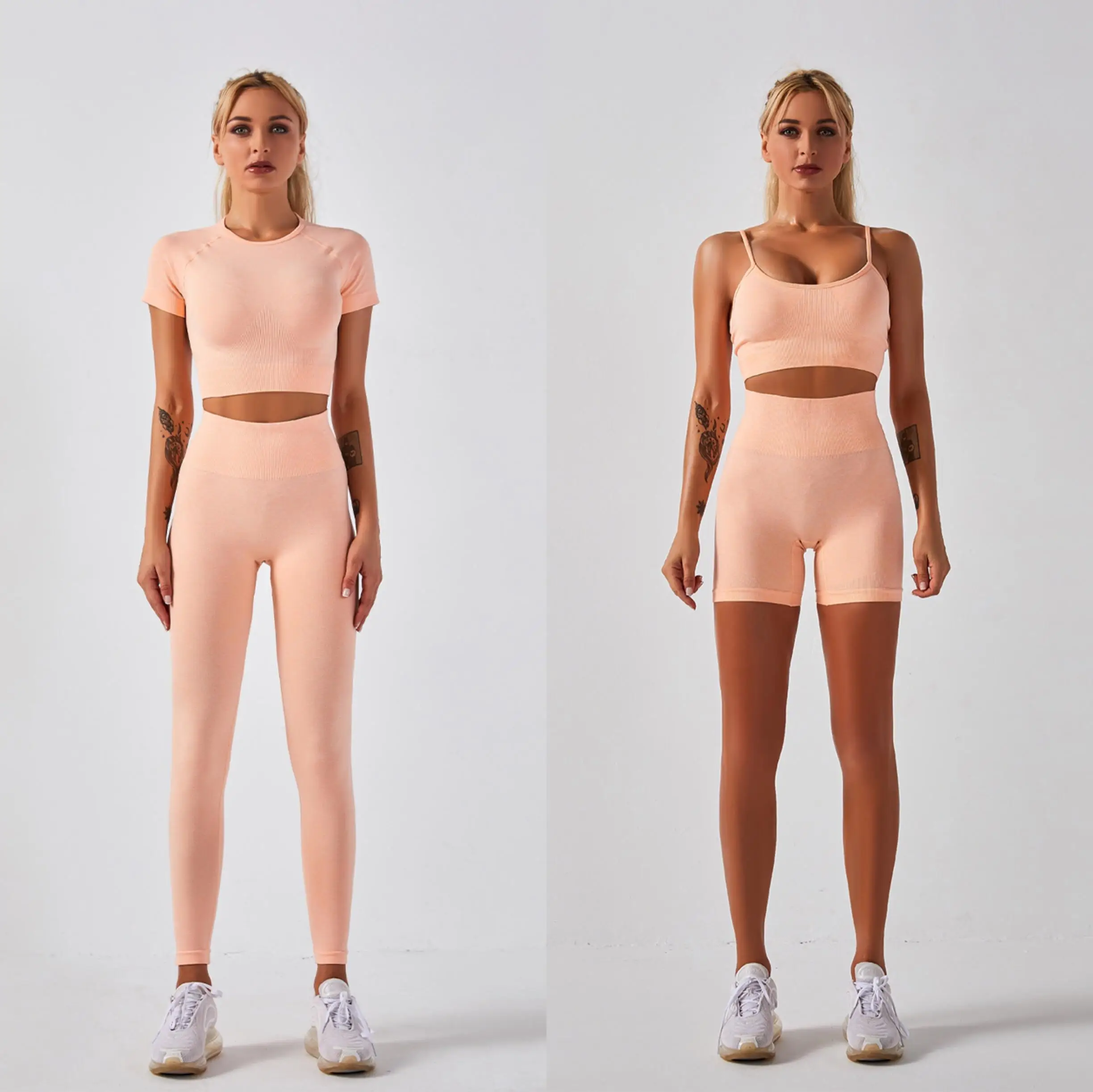 

BBZC2865 Hot sale fitness 4 piece set women sports yoga set