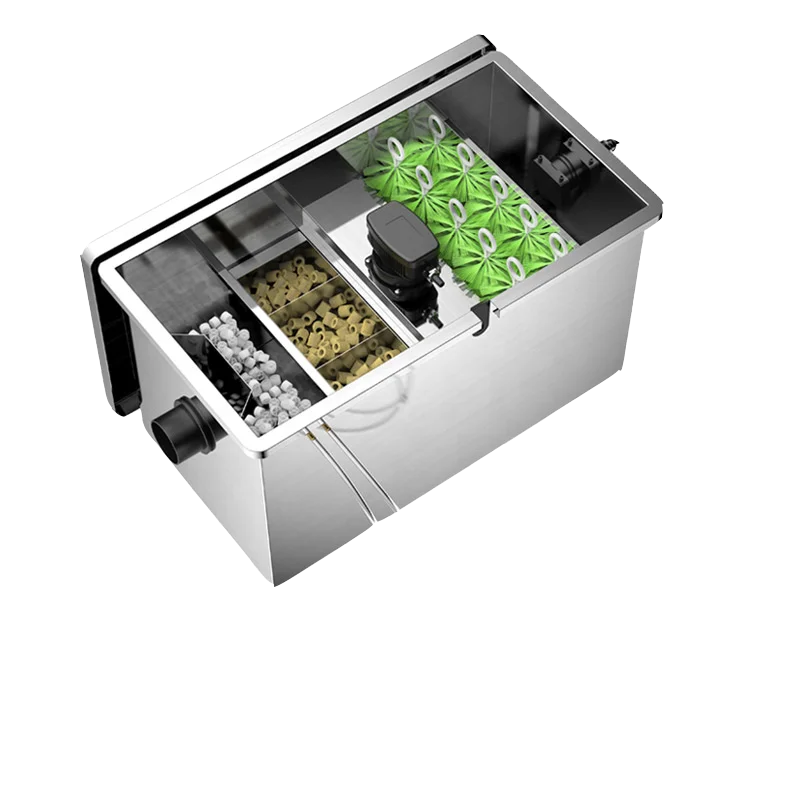 

2021 new stainless steel pond filter filter equipment garden fish sterilization and water purification Aquarium filtration pond