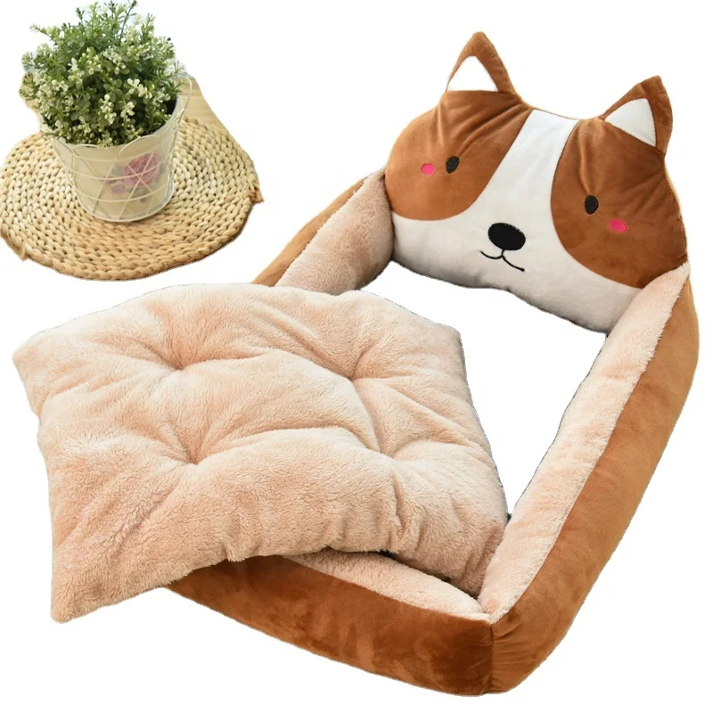 

Dog Bed Soft Kennel Winter Warm Pet Supplies House For Cat Dog Mat Bed Thicken Lounger Sofa pet bed other pet products