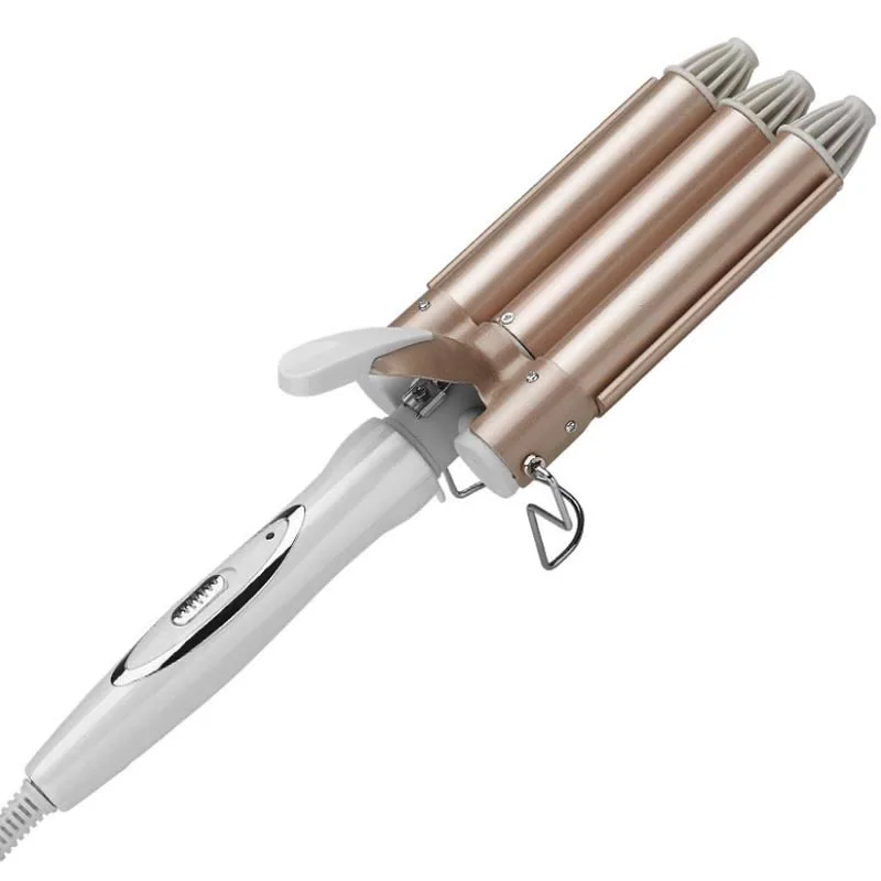 

Hair Straightener Cordless Auto Rotating Spin And Curl Detachable Hair Curler, Rose gold