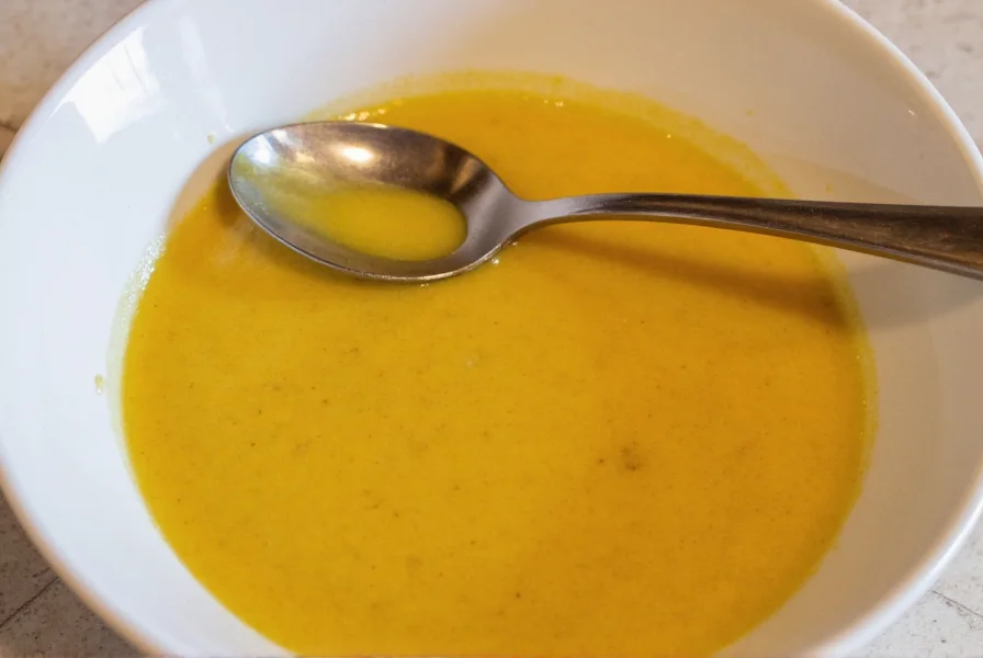 Fries with yellow sauce for dipping