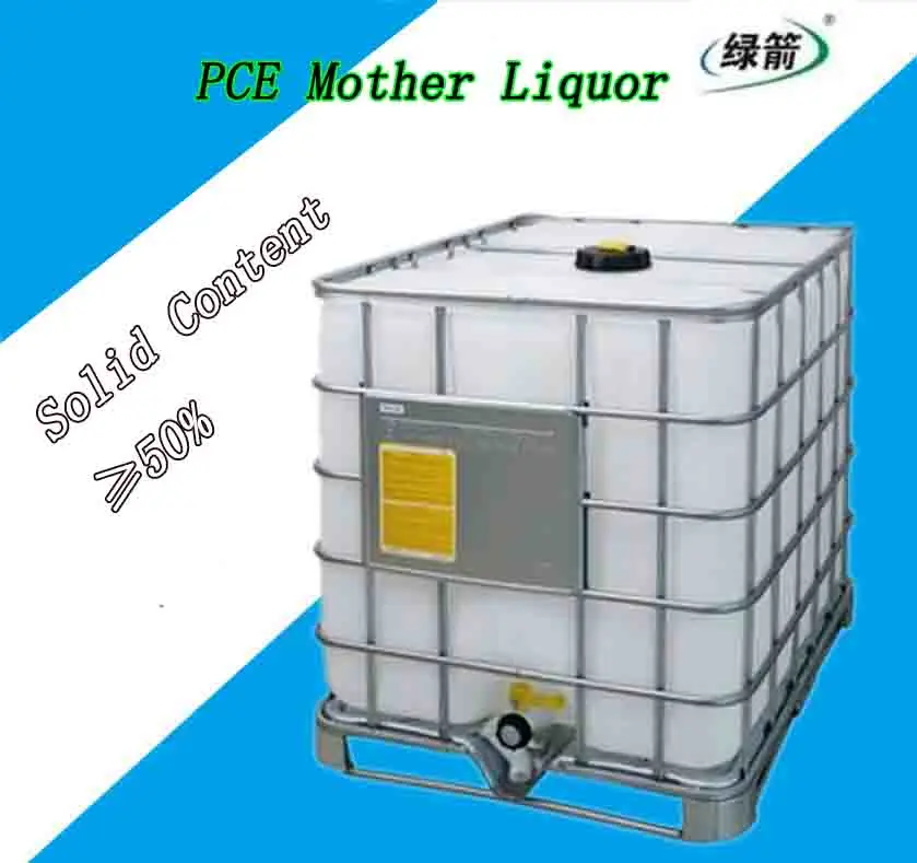 
concrete admixture water reducer mother liquor PCE polycarboxylic superplasticizer 