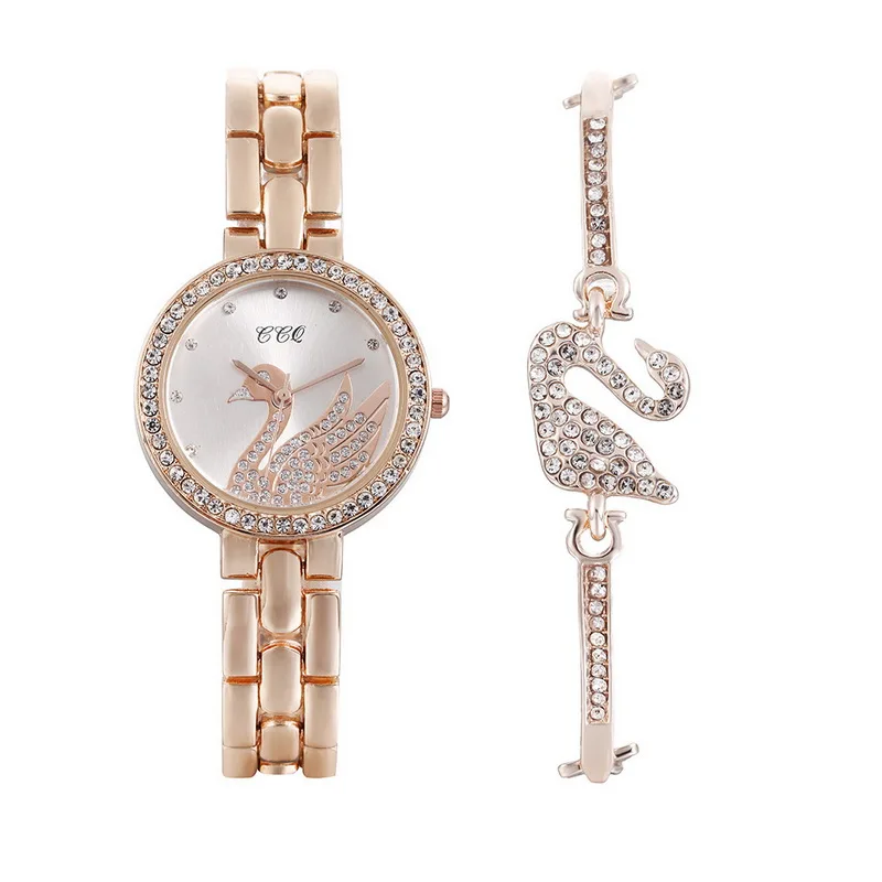 

Drop shipping custom your brand fashion quartz luxury geneva Iced Out Watch diamond for ladies