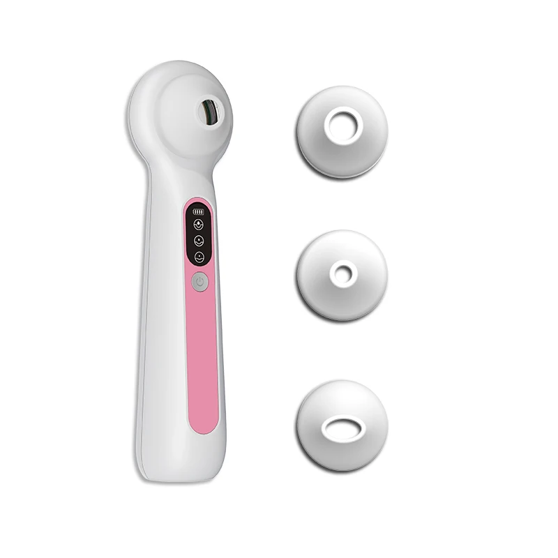 

3 In 1 Facial Pore Cleaner Silicone Blackhead Remover Vacuum Visual Blackhead Remover with Magnifier