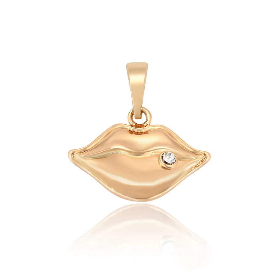 

35621 xuping jewelry Wholesale affordable fashion exquisite lip diamond 18K gold-plated ladies pendant