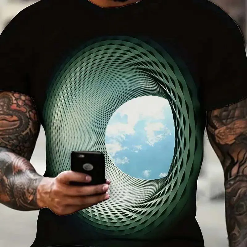 Men's Fashionable and Popular T-Shirts Customized Printing Low-Priced Wholesale