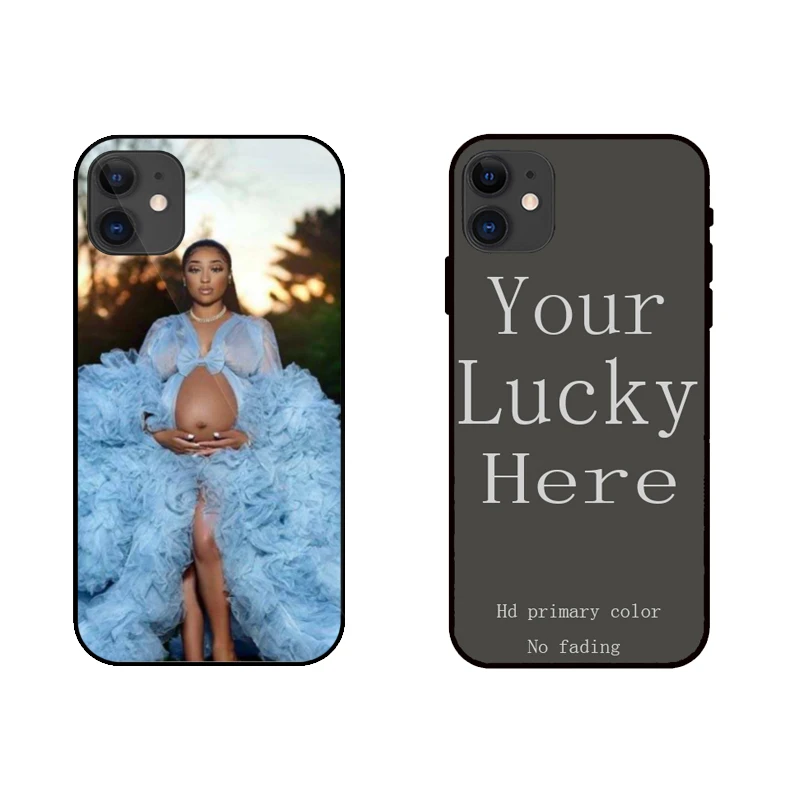 

Phone Case Cover Custom Design For Iphone For Samsung Custom Luxury High Quality Designer Glass Mobile Phone Case Dropshipping