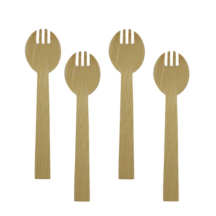 

Wholesale High Quality Disposable Biodegradablebamboo fork spoon knife set