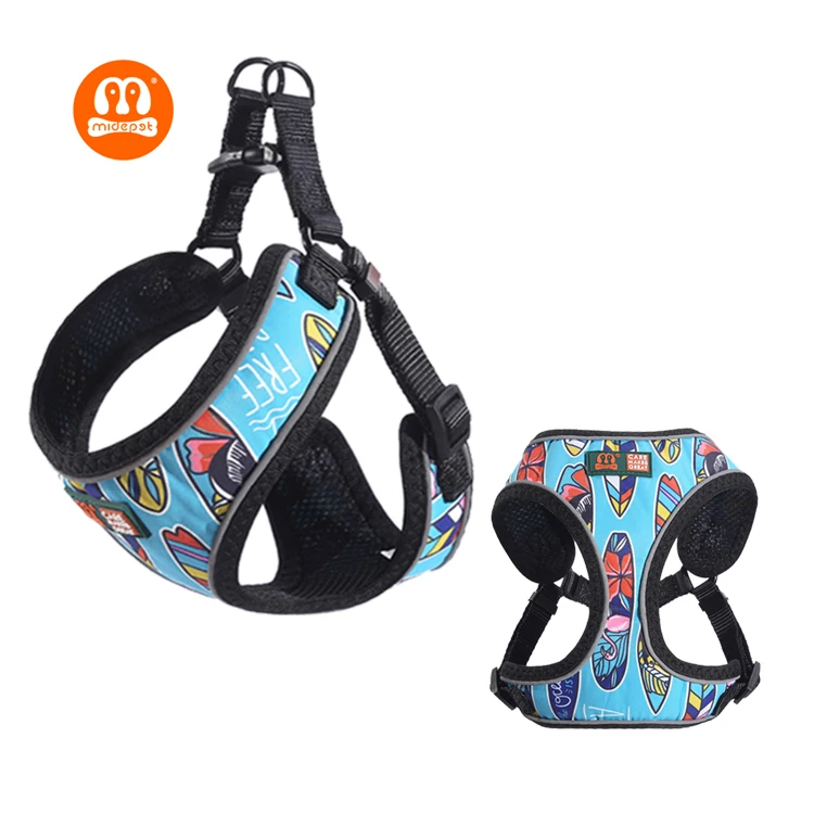 

Midepet 2021 New Designers Dog Harness Personalized Vest Soft Harness Dog No Pull Dog Harness, Multi color,customized