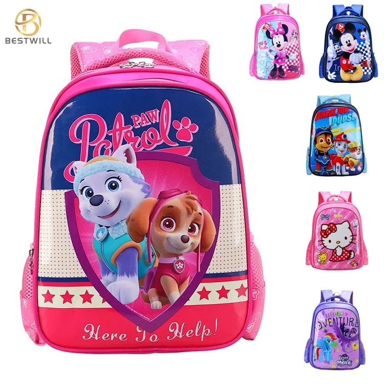 

BESTWILL 2021 Wholesale Mochilas Escolares Bags School Kid Book Bag China Boys Girls Student Backpack School Bags for Kids, Dark blue, light blue, black, rose red