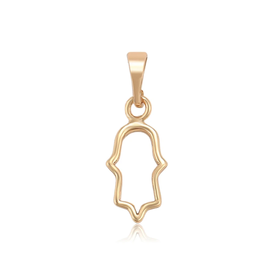 

35954 xuping hollow hand 18k gold plated lucky hand pendant