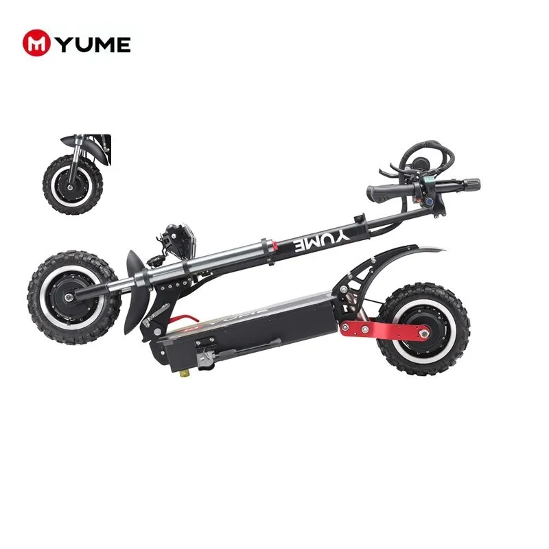 

YUME us stock y11 model 32ah 3000w dual motor electric scooters 11 inch off road fat tyre dualtron elektro escooters