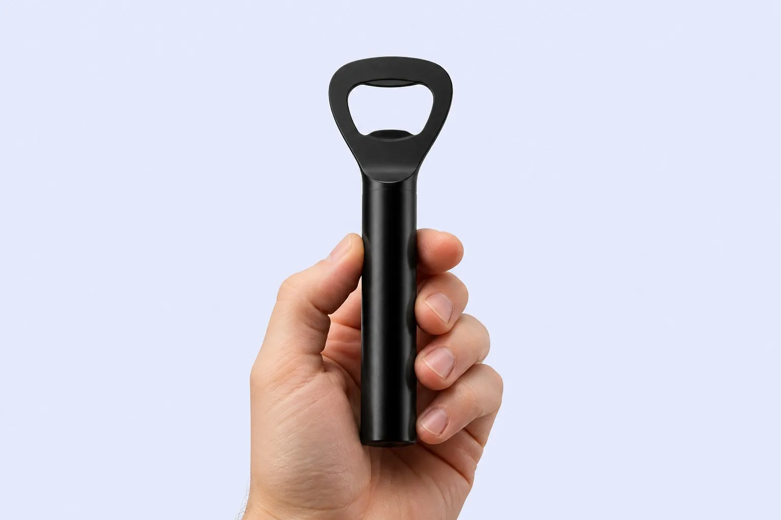 Bottle opener held in hand