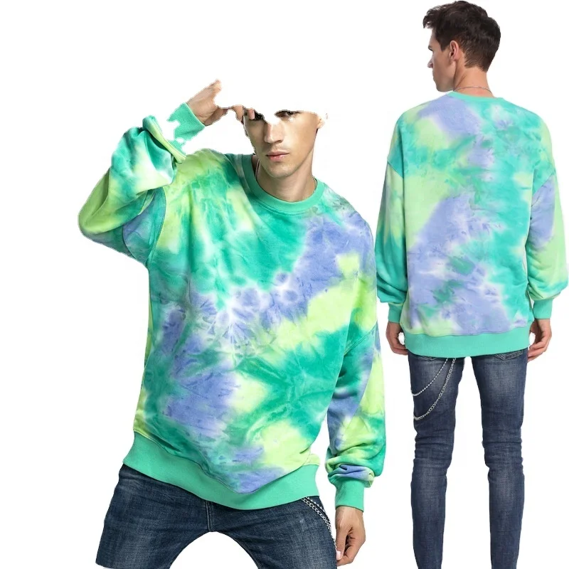 

Promotion Custom 100% Cotton Wholesale Plain Pullover OEM Long Sleeve Sweatshirts plus size Tie-Dye Printing Mens Hoodies