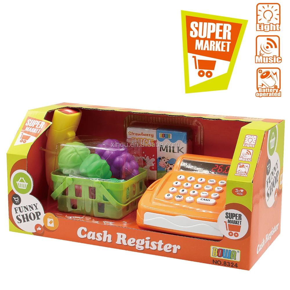 Children Pretend Play Game Toy Food Store Toy Role Play As Sales With