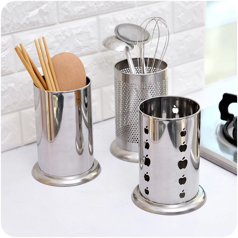 

Stainless Steel Metal Chopstick Holder Chopstick Tube Holder Storage Cutlery Holder For Home Or Restaurant, Silver
