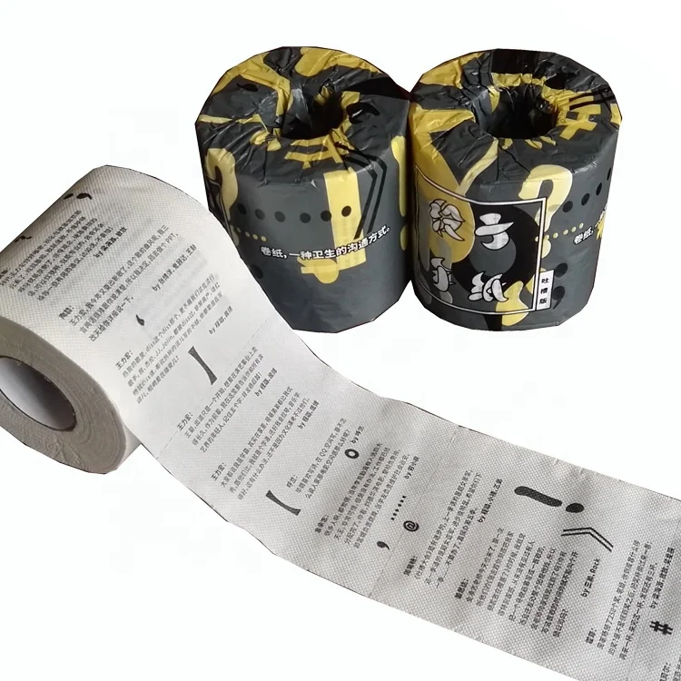 

Apply For Hotel Printed Custom Toilet Paper With LOW MOQ Custom Printed Toilet Paper