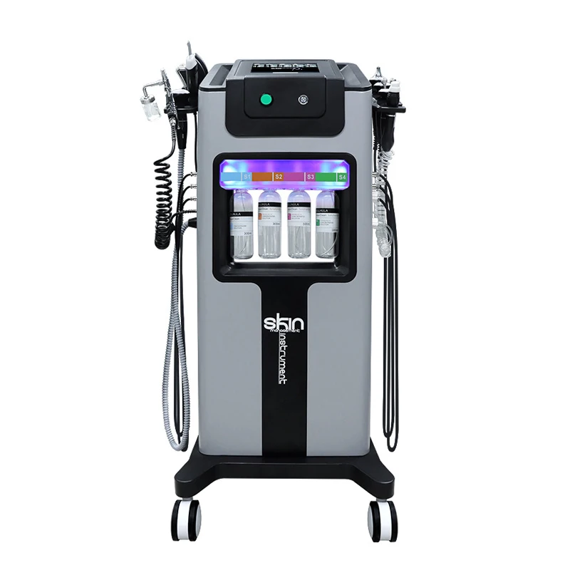 

8 en 1 ultrasound physical therapy skin tightening machine oxygeneo facial machine peel jet Hydrafaci Facial Peeling Machine