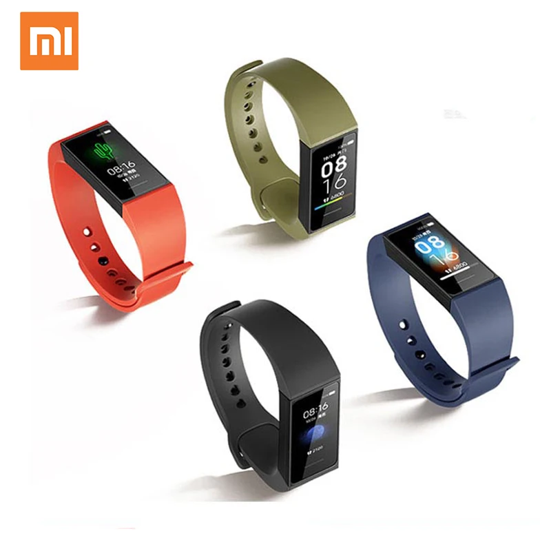 

Xiaomi Mi Smart Band 4C Color Fitness Bracelet 1.08" Color Touch Screen Sleep Track Heart Rate Monitor MiBand