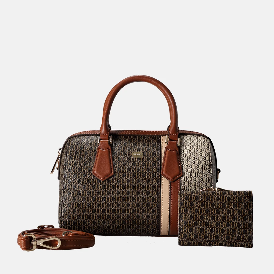 

Susen Chrisbella PU outdoor shoulder bags handbags, Customized color