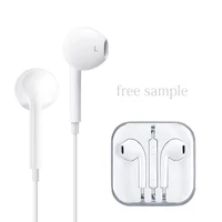 

free shipping headphones custom studio with mic for apple earphone