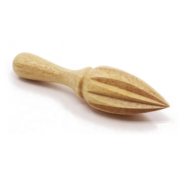 

Wholesale custom logo Fruit Squeezing Tool wooden handheld manual durable juicer lemon squeezer