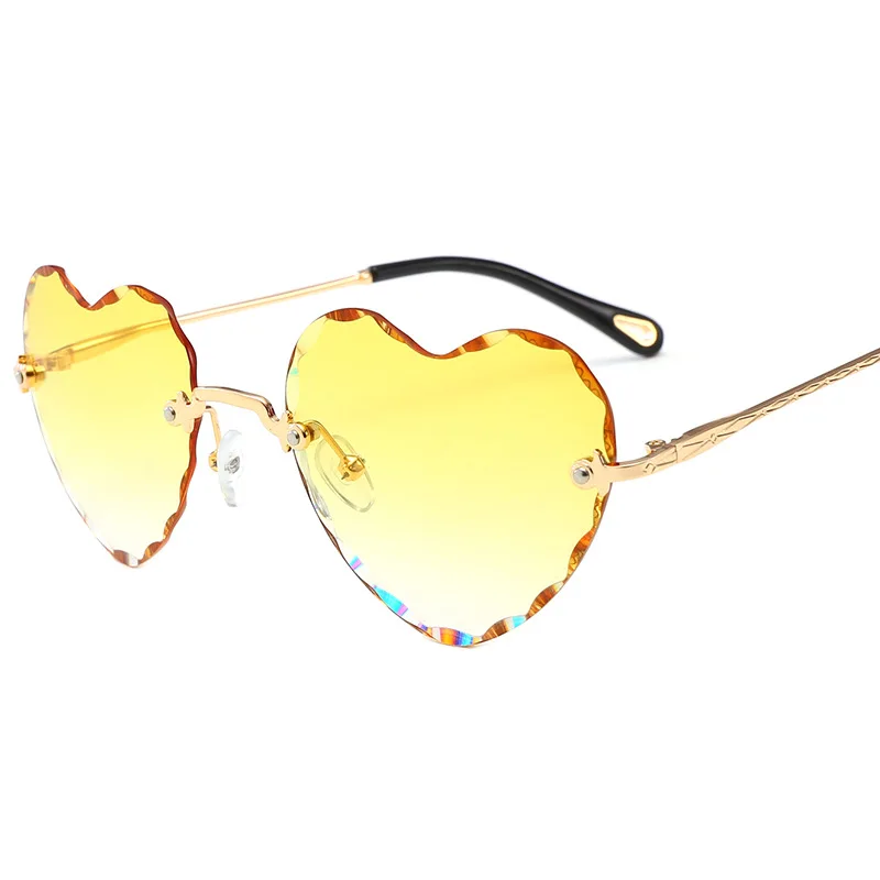 

SKYWAY Fashion Heart Shape Ocean Lens Sun Glasses Uv400 Women Vintage Sunglasses