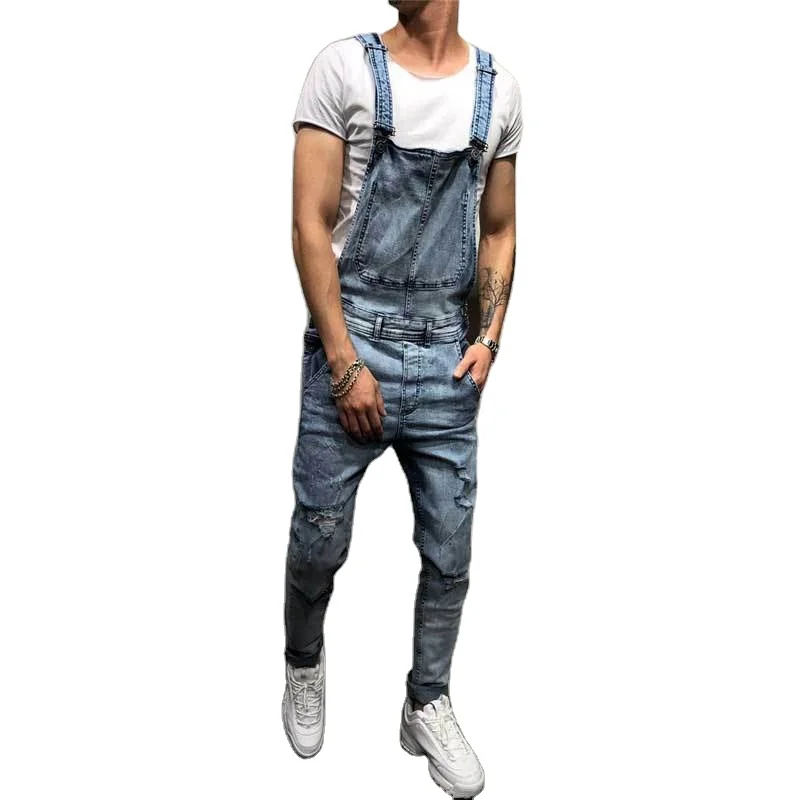 

Men's Denim Overalls Suspenders Men's Jeans Jumpsuits