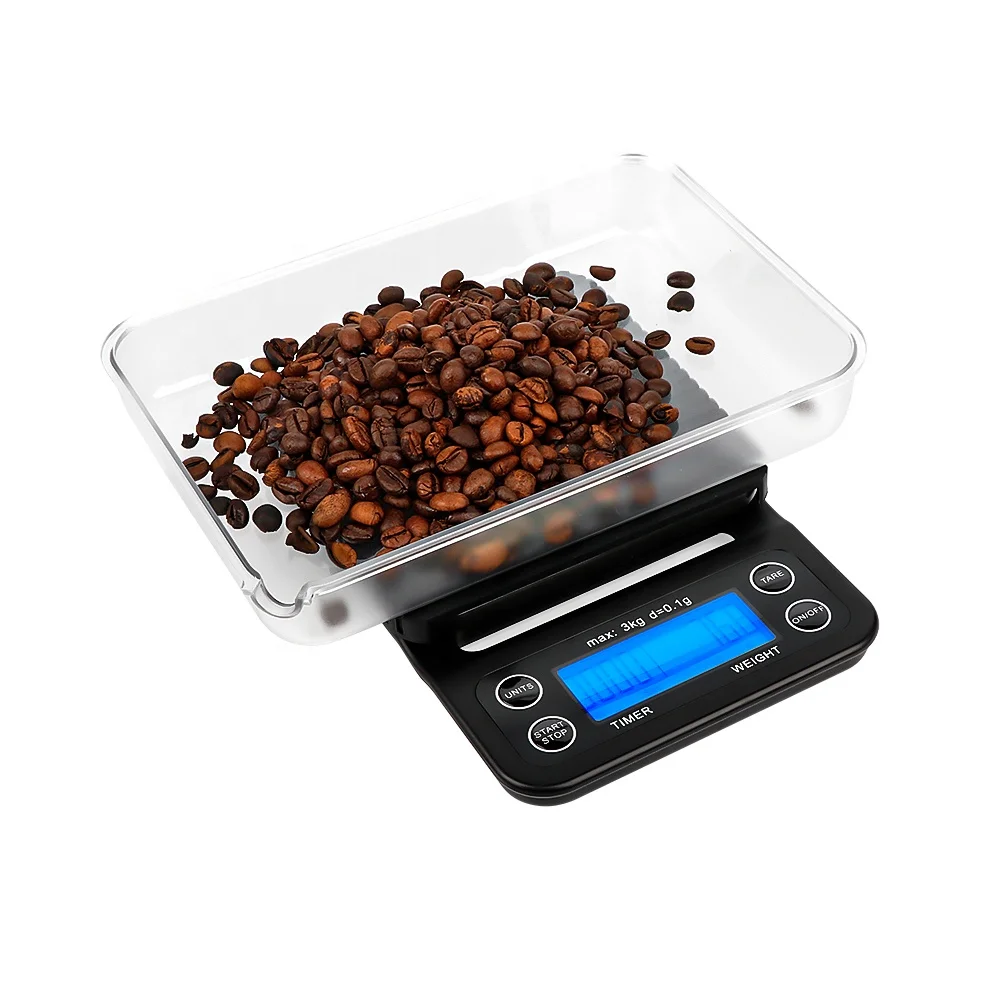 

Hot Sales Kitchen Balanza Scale Smart Digital Drip Coffee Weight Scale With Timer, White.burgundy,black