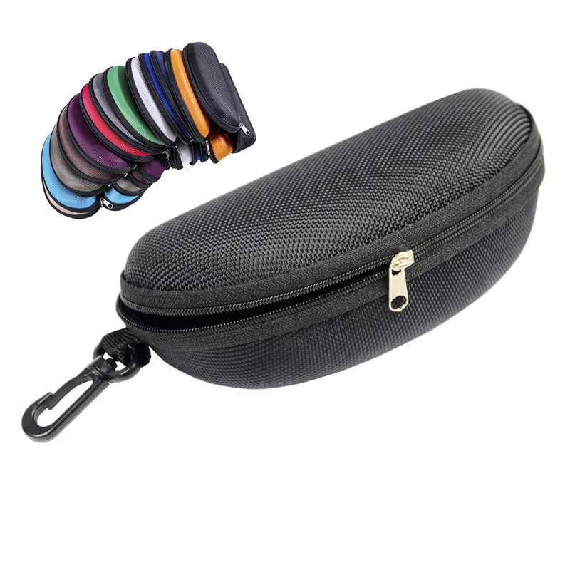 

Custom EVA Eyeglasses Box Glasses Bag Portable Zipper Hook Hard Holder Sunglass Carry Bags Sunglasses Case