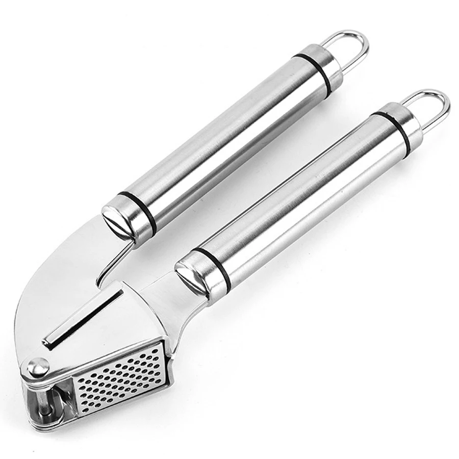 

Kitchen Magic Tool Stainless Steel Garlic Crusher Chopper Peeling Machine Peeler Garlic Press