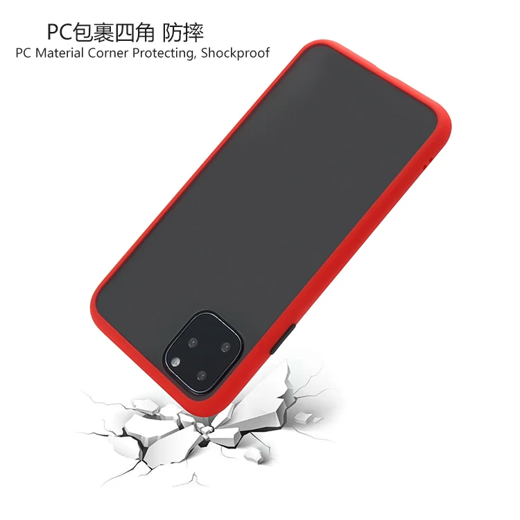 Frosted pc tpu 2 in 1 clear cell phone case for HUAWEI HONOR 9A MATE 20 LITE PRO 30 40 PRO MATE30/NOVA5IPRO
