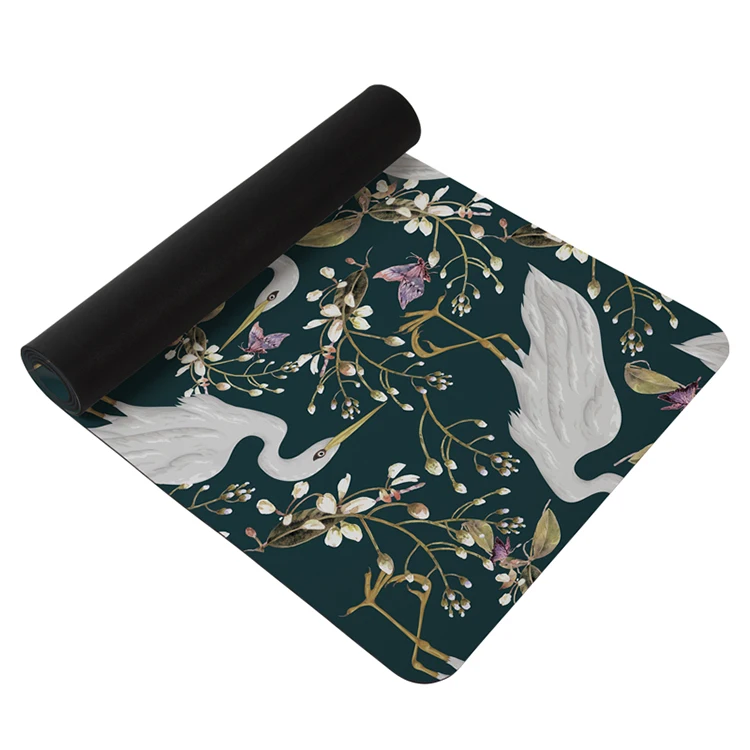 

Biodegradable Big Size Non Slip 5mm TPE Yoga Mat Suede