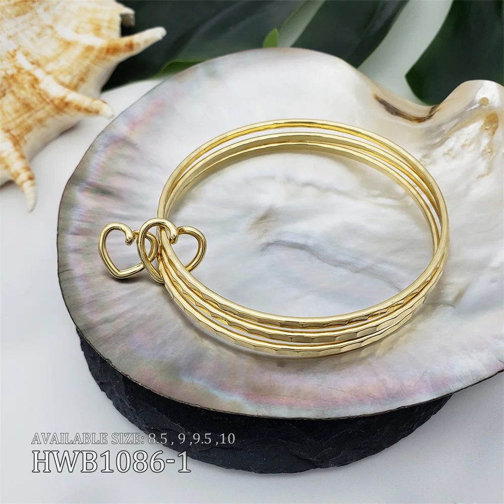 

2020 hotsale polynesian samoan hawaiian traditional pearl bangle bracelet jewelry for women, Golden