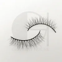 

2020 short eyelashes 6mm 10mm 12mm real handmade 100% mink lashes private label wholesale 10mm natural 3d mink eyelash vendor