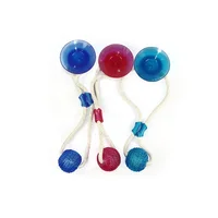 

Amazon Hot Pet Tooth Chewing Toy Molar Bite Rope Ball with Suction Cup for Dog